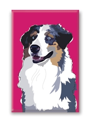 Aussy Shepherd Tricolor - Fridge Magnet