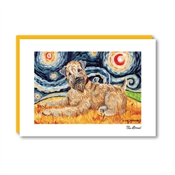 Van Growl Wheaten Terrier Note Card