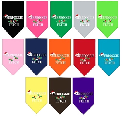 Aberdoggie Christmas Screen Print Bandana