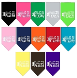 All My Friends are Flakes Screen Print Bandana