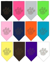 Christmas Paw Rhinestone Bandana