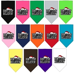 Don't Stop Believin Screen Print Bandana