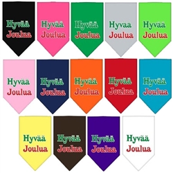 Hyvaa Joulua Screen Print Bandana
