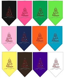 Peace Tree Rhinestone Bandana