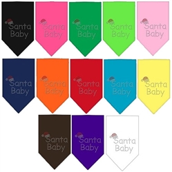 Santa Baby Rhinestone Bandana