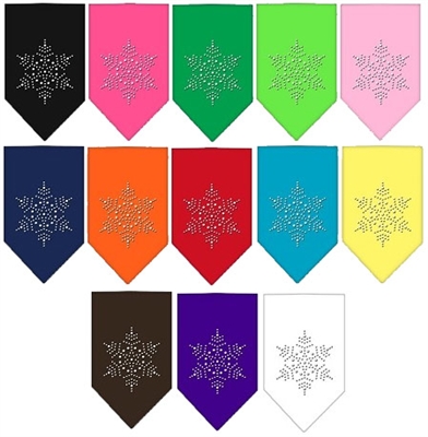 Snowflake Rhinestone Bandana