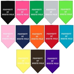Property of North Pole Screen Print Bandana