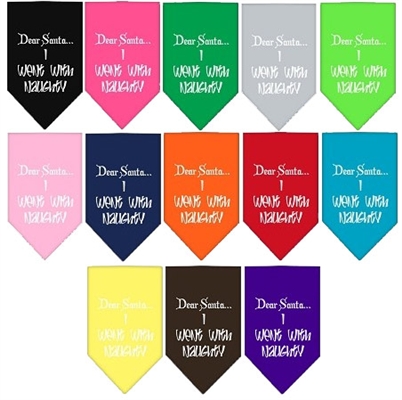 Went with Naughty Screen Print Bandana