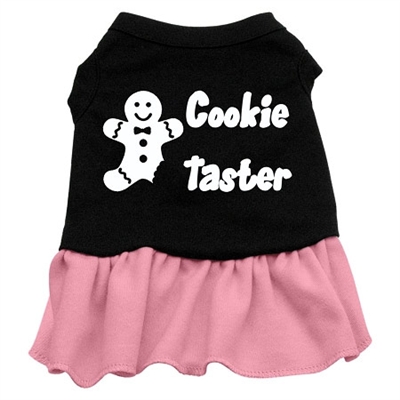 Cookie Taster Screen Print Two-Tone Dress
