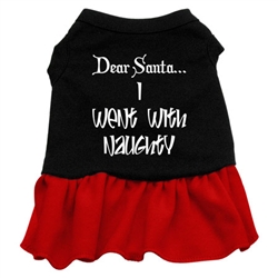 Went With Naughty Screen Print Two-Tone Dress
