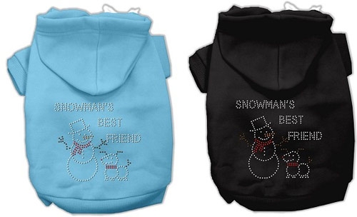 Snowman's Best Friend Rhinestone Hoodie