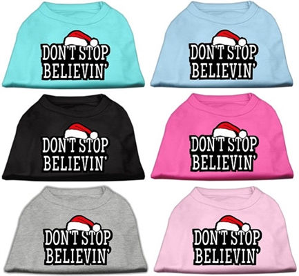 Don't Stop Believin' Screen Print Shirts