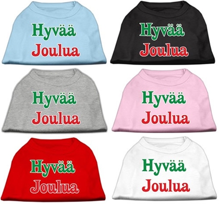 Hyvaa Joulua Screen Print Shirts