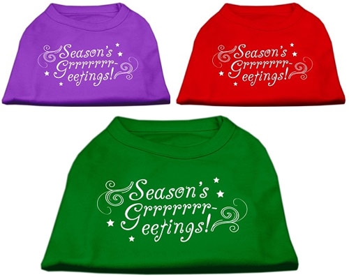 Seasons Greetings Screen Print Shirts