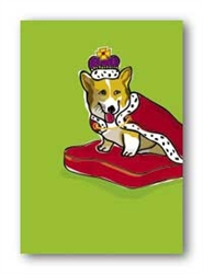 Welsh Corgi Queen - Fridge Magnet