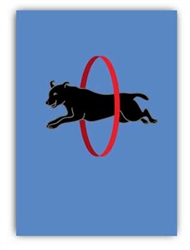 Thank You: Dog Jumping Hoop