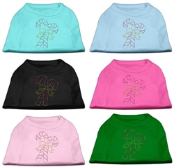 Candy Cane Rhinestone Shirts