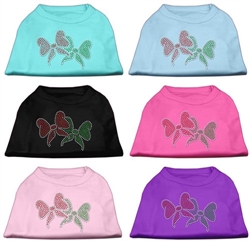 Christmas Bows Rhinestone Shirts