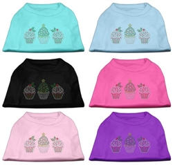 Christmas Cupcakes Rhinestone Shirts