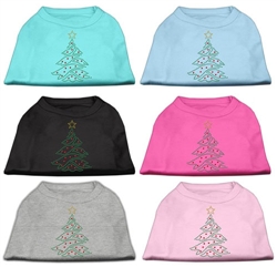 Christmas Tree Rhinestone Shirts