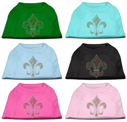 Holiday Fleur de lis Rhinestone Shirts