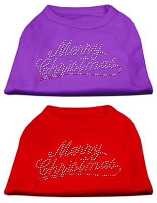 Merry Christmas Rhinestone Shirts