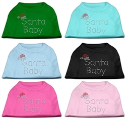 Santa Baby Rhinestone Shirts