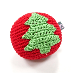 PAWer Squeaky Toy - Christmas Tree Ball