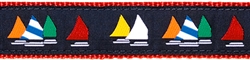 Rainbow Fleet - Navy - 1/2" Width - Collars, Leashes & Harnesses