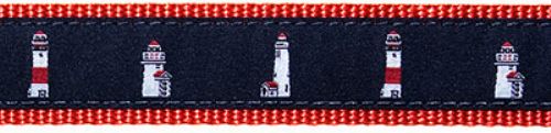 Nantucket Lighthouse- 1.25" Collars, Leashes and Harnesses