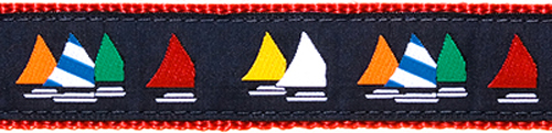 Rainbow Fleet - Navy - 1.25" Width - Collars, Leashes & Harnesses