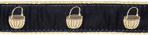 Nantucket Basket- 1.25" Collars, Leashes and Harnesses