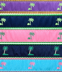 Palm Tree- Adjustable Cat Collar