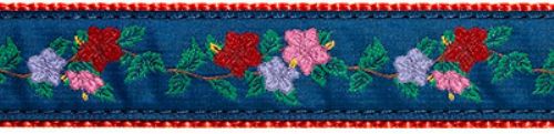 Hibiscus- 1.25" Collars, Leashes and Harnesses