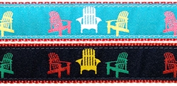 Adirondack Chair-  3/4" Collars, Leashes and Harnesses