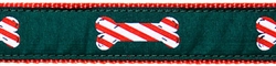 Peppermint Stick- 1/2" Collars, Leashes and Harnesses