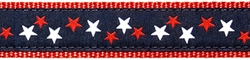 GOA's Patriotic Stars-  1.25" Collars, Leashes and Harnesses
