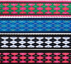 Argyle- 1.25" Collars, Leashes and Harnesses