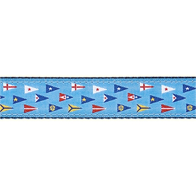 Yacht Club Burgee - 3/4" Collars, Leashes and Harnesses