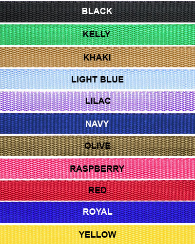 Raspberry Grosgrain - 1.25" Collars and Leashes