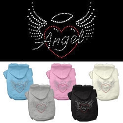 Angel Heart Rhinestone Hoodies