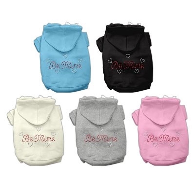 Be Mine Rhinestone Hoodies
