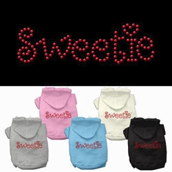 Sweetie Rhinestone Hoodies