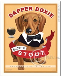 Dapper Doxie Short 'n' Stout (Dachshund)