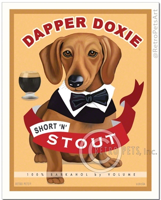 Dapper Doxie Short 'n' Stout (Dachshund)