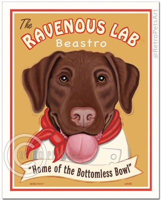 Ravenous Lab Beastro - Chocolate Lab