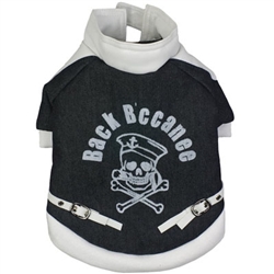 Vasity-Buckled Collared Dog Coat