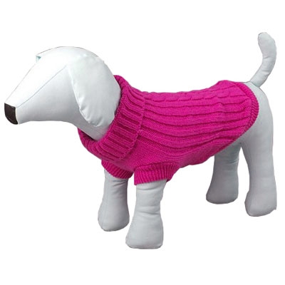 Heavy Cotton Rib-Collared Dog Sweater