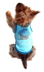Birthday Cupcake Tank, Blue