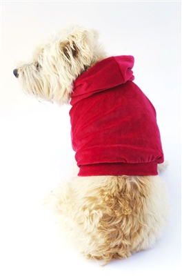 Velour Hoodie Pullover